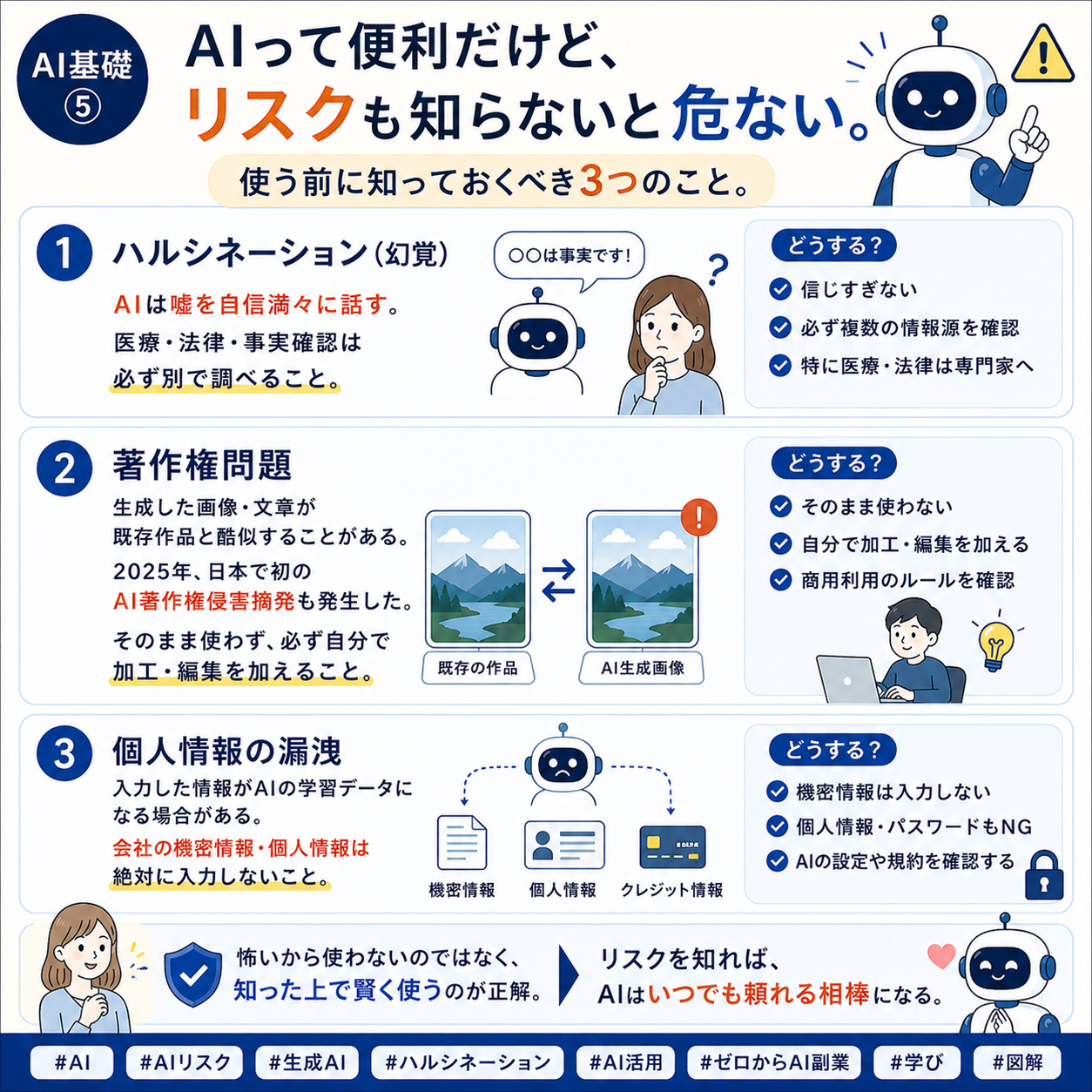 AIリスク ハルシネーション 図解